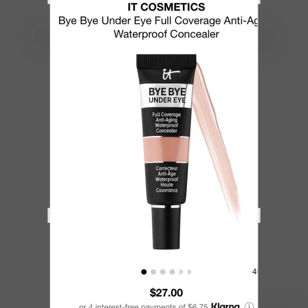 It cosmetics bye bye undereye waterproof concealer